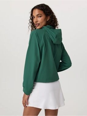 NWT VUORI X-Large Renew Trainer Shell Zipper Jacket in Viridian Green
